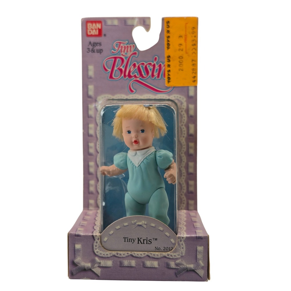 Vintage 1987 Bandai Tiny Blessing Tiny Kris Doll No. 2012 Blue Sleeper NIB
